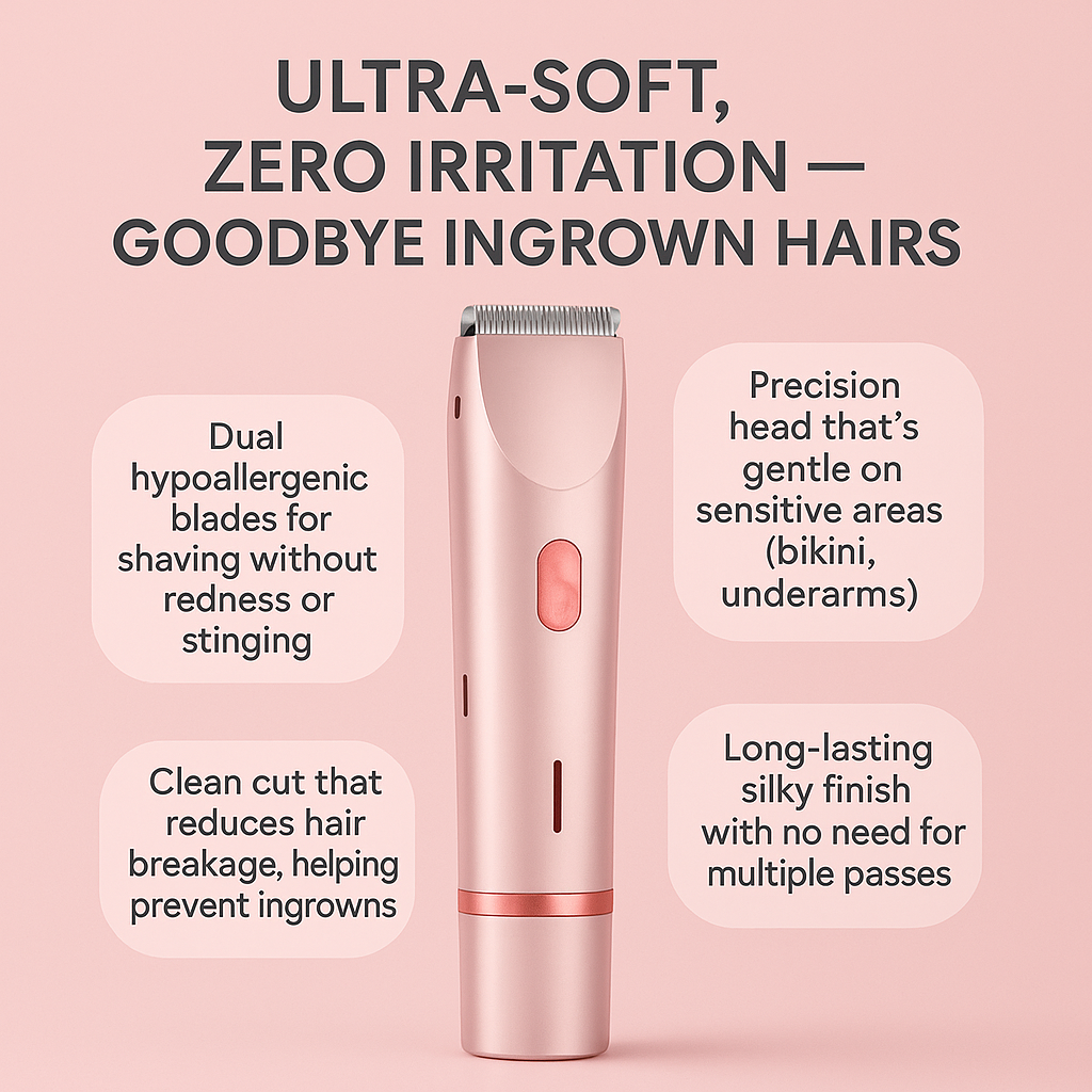 Women’s Dual-Head Body & Bikini Trimmer